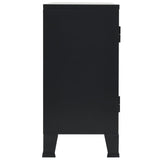 NNEVL Sideboard Metal Industrial Style 120x35x70 cm Black