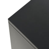 NNEVL Sideboard Metal Industrial Style 120x35x70 cm Black