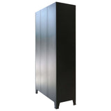 NNEVL Locker Cabinet Metal Industrial Style 90x45x180 cm
