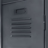 NNEVL Locker Cabinet Metal Industrial Style 90x45x180 cm