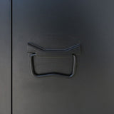 NNEVL Locker Cabinet Metal Industrial Style 90x45x180 cm