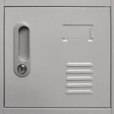 NNEVL Locker Cabinet with 18 Compartments Metal 90x40x180 cm