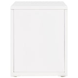 NNEVL Filing Cabinet with 5 Drawers Metal 28x35x35 cm White
