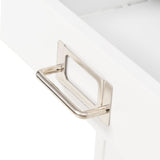 NNEVL Filing Cabinet with 5 Drawers Metal 28x35x35 cm White