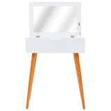 NNEVL Dressing Table with Mirror MDF 60x40x75 cm