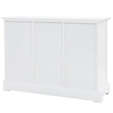 NNEVL Sideboard with 3 Doors MDF and Pinewood 105x35x77.5 cm