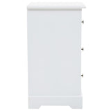 NNEVL Bedside Cabinet MDF and Pinewood 35x32x59 cm