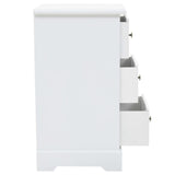 NNEVL Bedside Cabinet MDF and Pinewood 35x32x59 cm