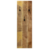 NNEVL Wall-mounted Coat Racks 2 pcs Solid Mango Wood 36x110x3 cm