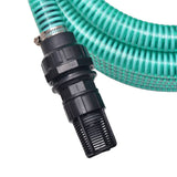 NNEVL Suction Hose with Connectors 10 m 22 mm Green