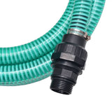 NNEVL Suction Hose with Connectors 10 m 22 mm Green
