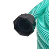 NNEVL Suction Hose with Connectors 10 m 22 mm Green