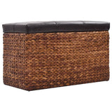NNEVL Bench with 2 Ottomans Seagrass Brown and Black
