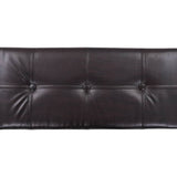 NNEVL Bench with 3 Baskets Seagrass 105x40x42 cm Brown