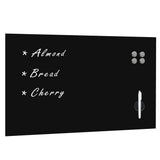 NNEVL Wall Mounted Magnetic Blackboard Glass 100x60 cm