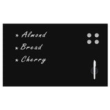 NNEVL Wall Mounted Magnetic Blackboard Glass 100x60 cm