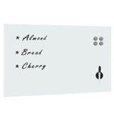 NNEVL Wall Mounted Magnetic Whiteboard Glass 100x60 cm