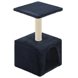 NNEVL Cat Tree with Sisal Scratching Post 55 cm Dark Blue