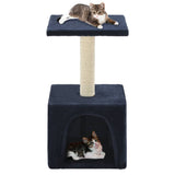 NNEVL Cat Tree with Sisal Scratching Post 55 cm Dark Blue