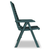 NNEVL 3 Piece Bistro Set Plastic Green