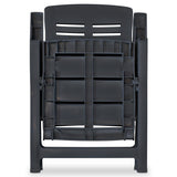 NNEVL 3 Piece Bistro Set Plastic Anthracite