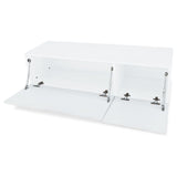 NNEVL TV Cabinets 2 pcs Engineered Wood 120x40x34 cm High Gloss White