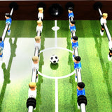 NNEVL Football Table Steel 60 kg 140x74.5x87.5 cm Brown