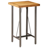 NNEVL Bar Table Solid Reclaimed Teak 60x60x107 cm