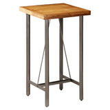 NNEVL Bar Table Solid Reclaimed Teak 60x60x107 cm