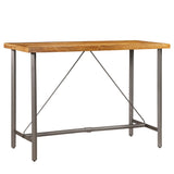 NNEVL Bar Table Solid Reclaimed Teak 150x70x106 cm