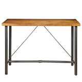 NNEVL Bar Table Solid Reclaimed Teak 150x70x106 cm