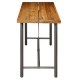 NNEVL Bar Table Solid Reclaimed Teak 150x70x106 cm