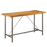 NNEVL Bar Table Solid Reclaimed Teak 180x70x107 cm
