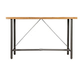 NNEVL Bar Table Solid Reclaimed Teak 180x70x107 cm