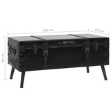 NNEVL Coffee Table MDF and Steel 102x51x48 cm