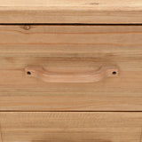 NNEVL Bedside Cabinet Solid Fir Wood 50x35x57 cm
