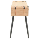 NNEVL Console Table Solid Fir Wood 115x40.5x76 cm
