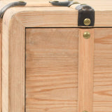 NNEVL Console Table Solid Fir Wood 115x40.5x76 cm