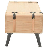 NNEVL TV Cabinet Solid Fir Wood 120x33x35 cm
