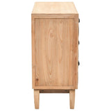 NNEVL Drawer Cabinet Solid Fir Wood 80x36x75 cm