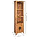 NNEVL Freestanding Bathroom Cabinet Solid Recycled Pinewood