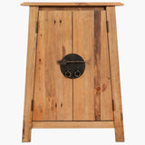 NNEVL Bathroom Side Cabinet Solid Recycled Pinewood 59x32x80 cm