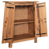 NNEVL Bathroom Side Cabinet Solid Recycled Pinewood 59x32x80 cm