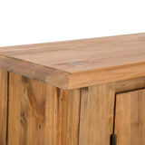 NNEVL Bathroom Side Cabinet Solid Recycled Pinewood 59x32x80 cm