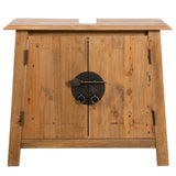 NNEVL Bathroom Furniture Set Recycled Solid Recycled Pinewood