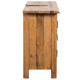 NNEVL Bathroom Furniture Set Recycled Solid Recycled Pinewood