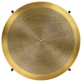 NNEVL Table Set 2 Pieces Brass-covered MDF