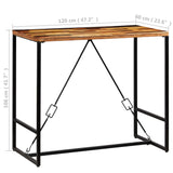 NNEVL Bar Table Solid Reclaimed Wood 120x60x106 cm