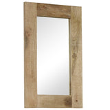 NNEVL Mirror Solid Mango Wood 50x80 cm