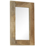 NNEVL Mirror Solid Mango Wood 50x80 cm